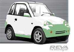 My choice in colors for a Reva car.