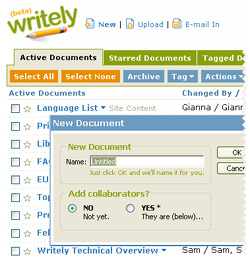 Writely from Google