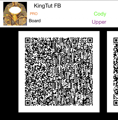 Animal Crossing QR Code Egyptian King Tut Faceboard Standee 1