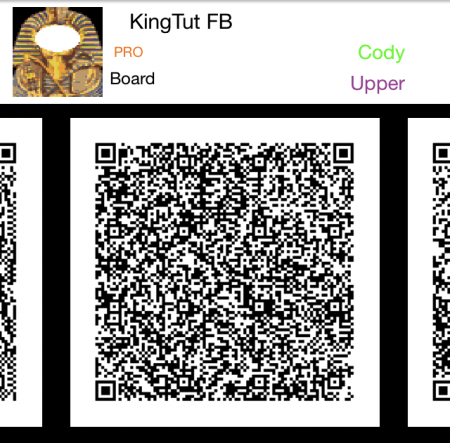 Animal Crossing QR Code Egyptian King Tut Faceboard Standee 2