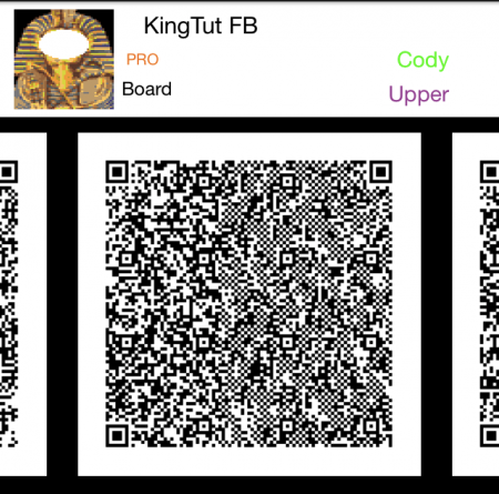 Animal Crossing QR Code Egyptian King Tut Faceboard Standee 3