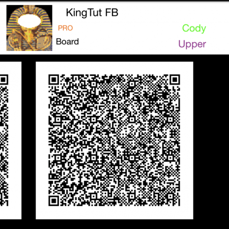 Animal Crossing QR Code Egyptian King Tut Faceboard Standee 4