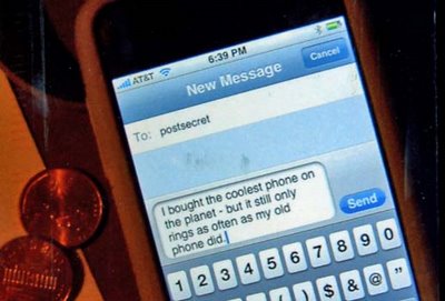 PostSecret: iPhone