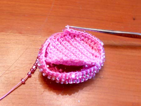 Stitch the front to the back.