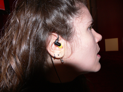 Over my ear