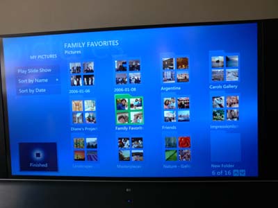Windows Media Center: Family Photos