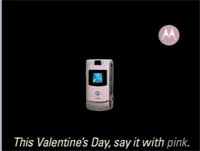 Pink RAZR for Valentine's Day